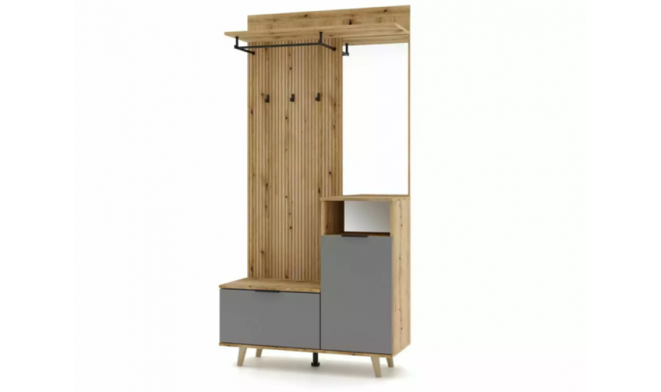 Koridori komplekt P-013 tamm/grafiit | Riidenagi | ZIPhome.ee pilt 1