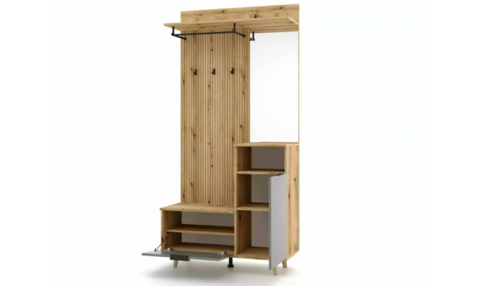 Koridori komplekt P-013 tamm/grafiit | Riidenagi | ZIPhome.ee pilt 3