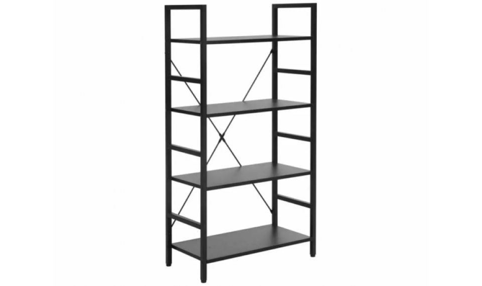 Loft R4 riiul must | Raamatukapid ja vitriinid | ZIPhome.ee pilt 1