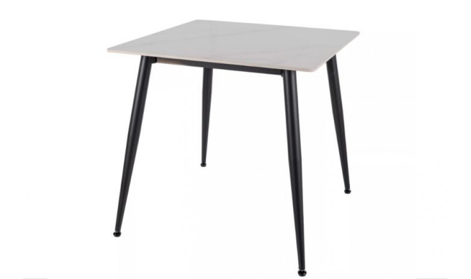 Dining table RION white marble 80x80 cm | Tables | ZIPhome.ee image 1