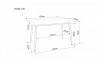 Dining table RION grey marble 130x70 cm | Tables | ZIPhome.ee image 5