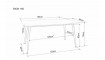 Dining table RION grey marble 160x90 cm | Tables | ZIPhome.ee image 5