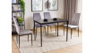 Dining table MARIO black marble/black 100x60 cm | Tables | ZIPhome.ee image 3
