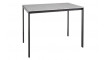 Dining table MARIO white marble/black 100x60 cm | Tables | ZIPhome.ee image 1