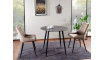 Round dining table IDEAL ceramic white marble/black 100cm | 100% Quality Round dining table IDEAL ceramic white marble/black 100cm | Tables | ZIPhome.ee image 2