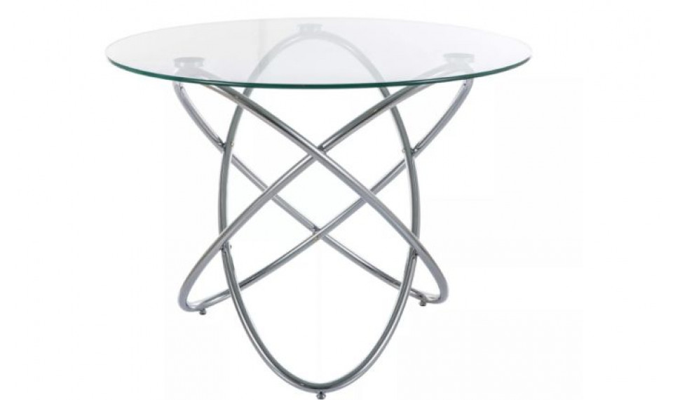 Ümmargune söögilaud ORBIT 100 cm kroom | Lauad | ZIPhome.ee kuva 1