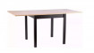 Extendable dining table FLIP oak artisan/black 60-120x80 cm | 100% Quality Extendable dining table FLIP oak artisan/black 60-120x80 cm | Tables | ZIPhome.ee image 2