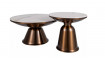 Diivanilaudade komplekt VERA valge/vaskne 2tk | 100% kvaliteet Diivanilaudade komplekt VERA valge/vaskne 2tk | Kohvilauad | ZIPhome.ee pilt 1