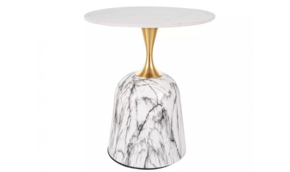 Coffee table FAMA 50 cm white marble | Living room | ZIPhome.ee image 1