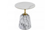 Coffee table FAMA 50 cm white marble | 100% Quality Coffee table FAMA 50 cm white marble | Living room | ZIPhome.ee image 2