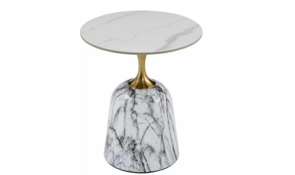 Coffee table FAMA 50 cm white marble | Living room | ZIPhome.ee image 2