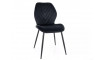 Dining chair MIKE velvet Bluvel 19 black | Chairs | ZIPhome.ee image 1