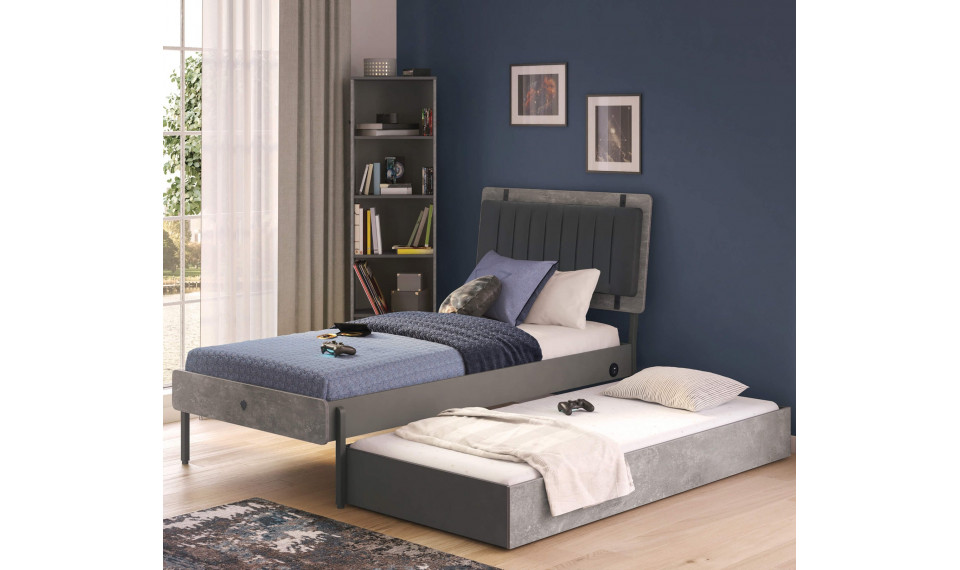 SPACE GRAY voodi (100x200 cm) | Space Gray | ZIPhome.ee pilt 4