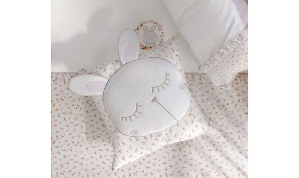 BUNNY GIRL BABY BEDDING SET (70x130 cm) | Children's textile | ZIPhome.ee image 6