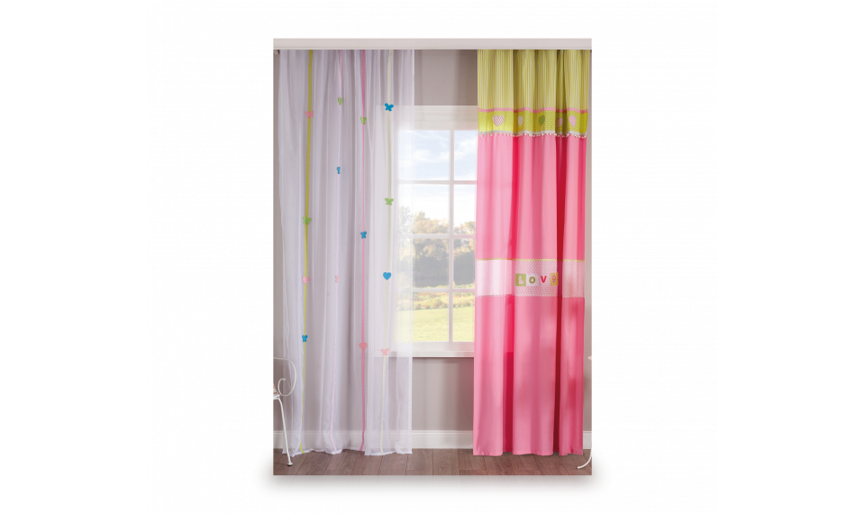 LOVE kardin (140x260 cm) | Laste tekstiil | ZIPhome.ee pilt 1