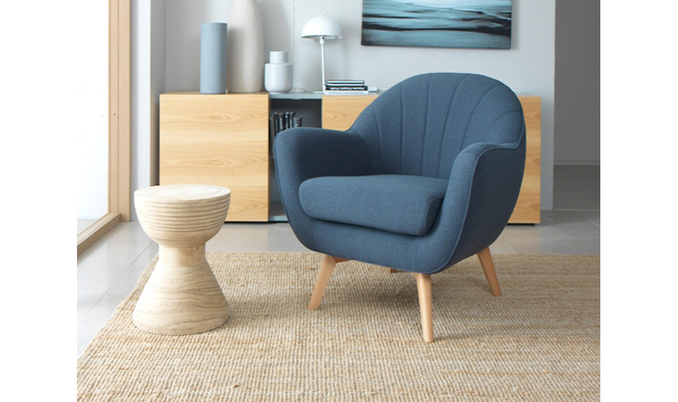 FUELTA Armchair with wooden legs | Soft furniture | ZIPhome.ee image 1