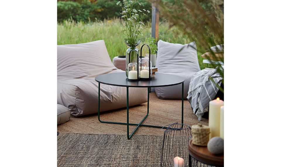 Coffee table high with bent frame Mundi green/black DWZ | Outdoor | ZIPhome.ee kuva 2
