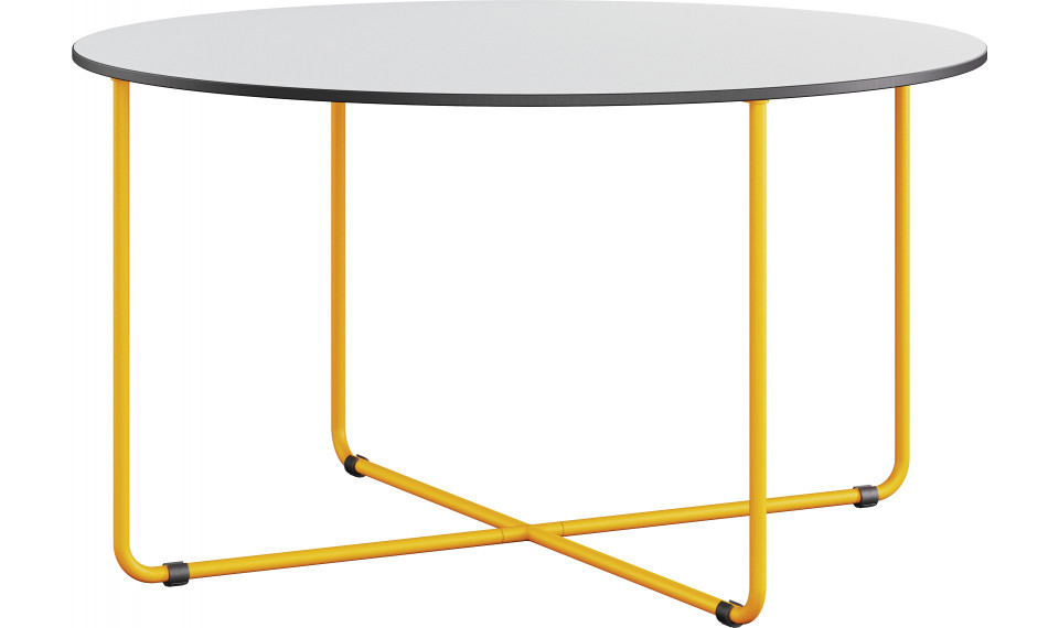 Coffee table high with bent frame Mundi yellow/grey | Outdoor | ZIPhome.ee kuva 1