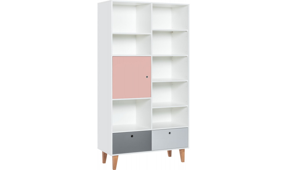 Bookcase wide Concept by VOX II whiteB/G/S/RO | Concept | ZIPhome.ee image 1