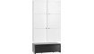 Bookcase close with platform 106x53 with draw Young Users white/black 106,6/53/194 | 100% Quality Bookcase close with platform 106x53 with draw Young Users white/black 106,6/53/194 | Young Users | ZIPhome.ee image 1